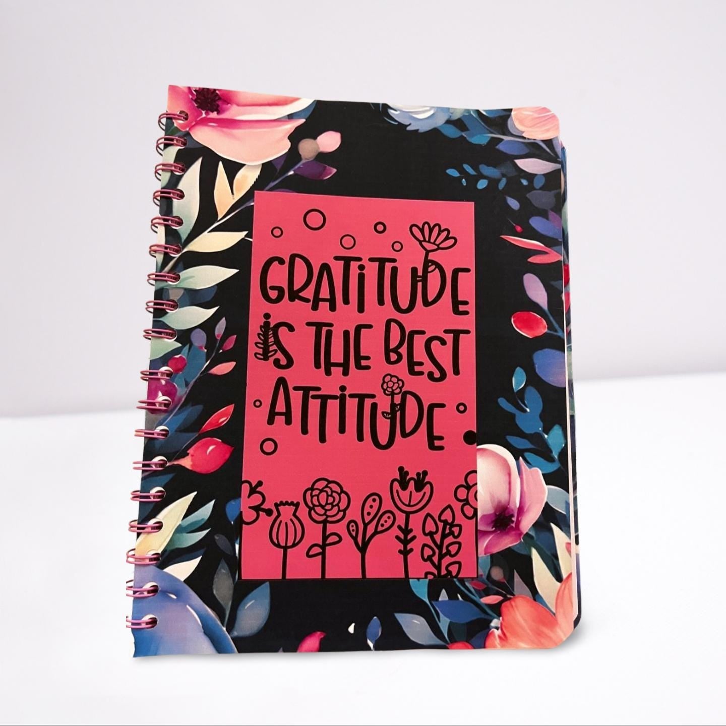 Spiral Everyday Notebook: Gratitude is the Best Attitude