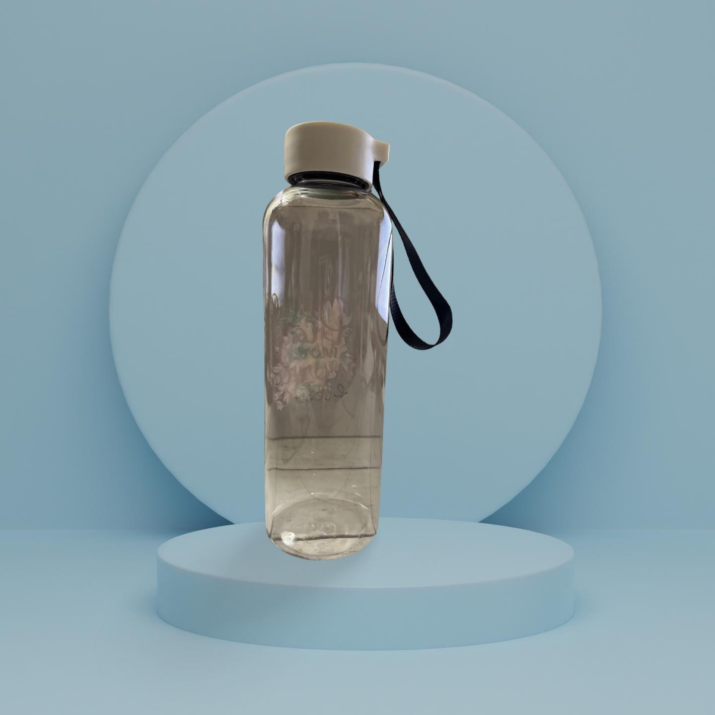25 oz Plastic water bottle- Pray More, Worry Less