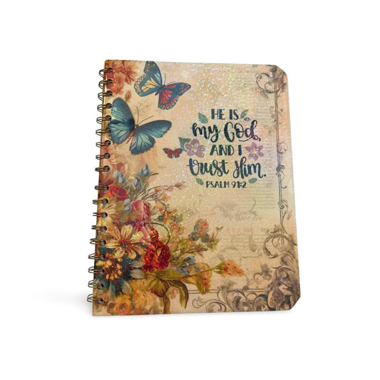 Spiral Everyday Notebook: He is my God