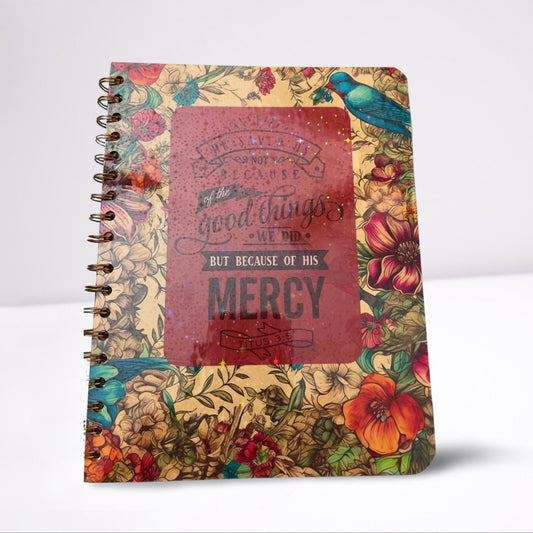 Spiral Notebook: He Saved Us
