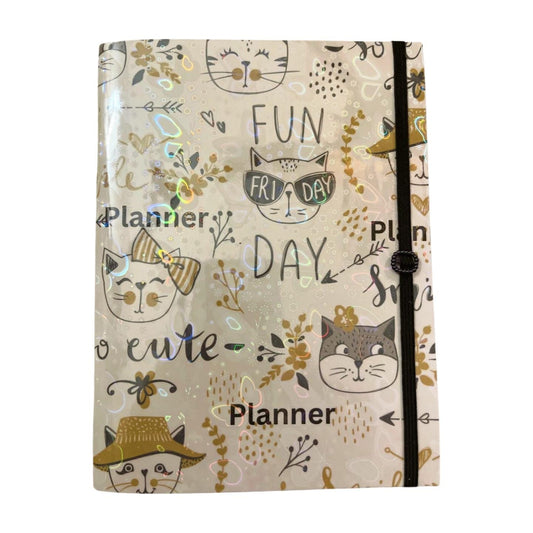 Weekly and Monthly Planner- Cats