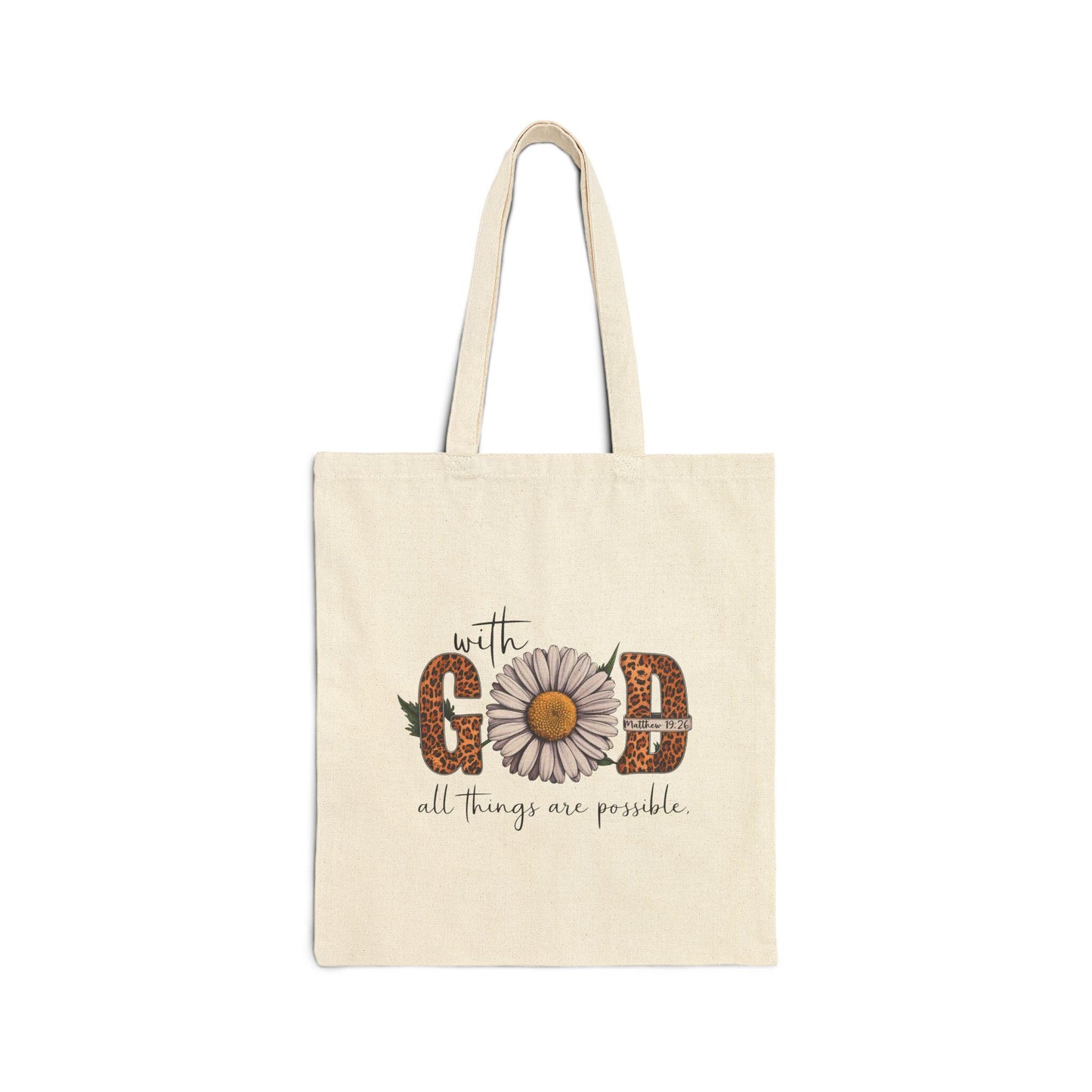 Cotton Canvas Tote Bag