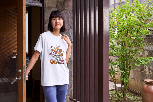 Customizable Christian Message T-Shirt-Grow in Grace