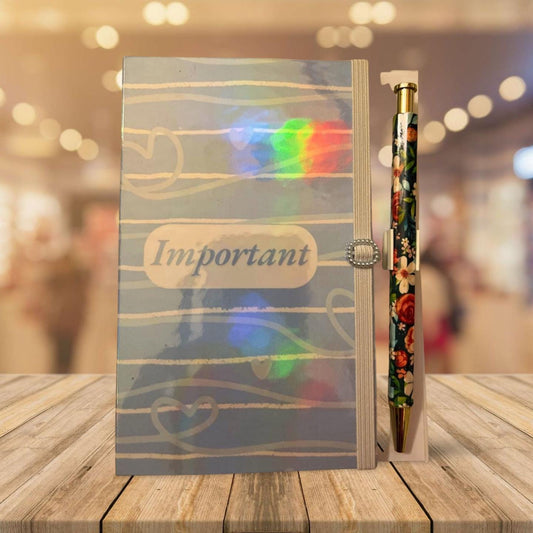 Important Notepad Set with Pen and Sticky Notes
