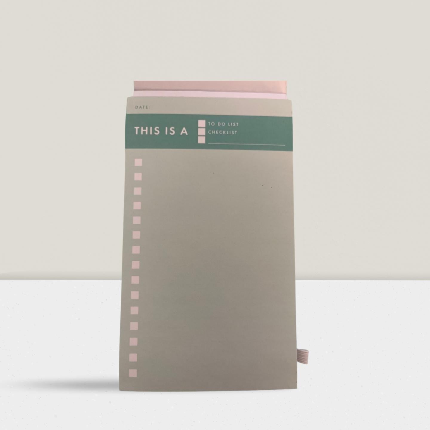 To-Do List/ Checklist Notepad
