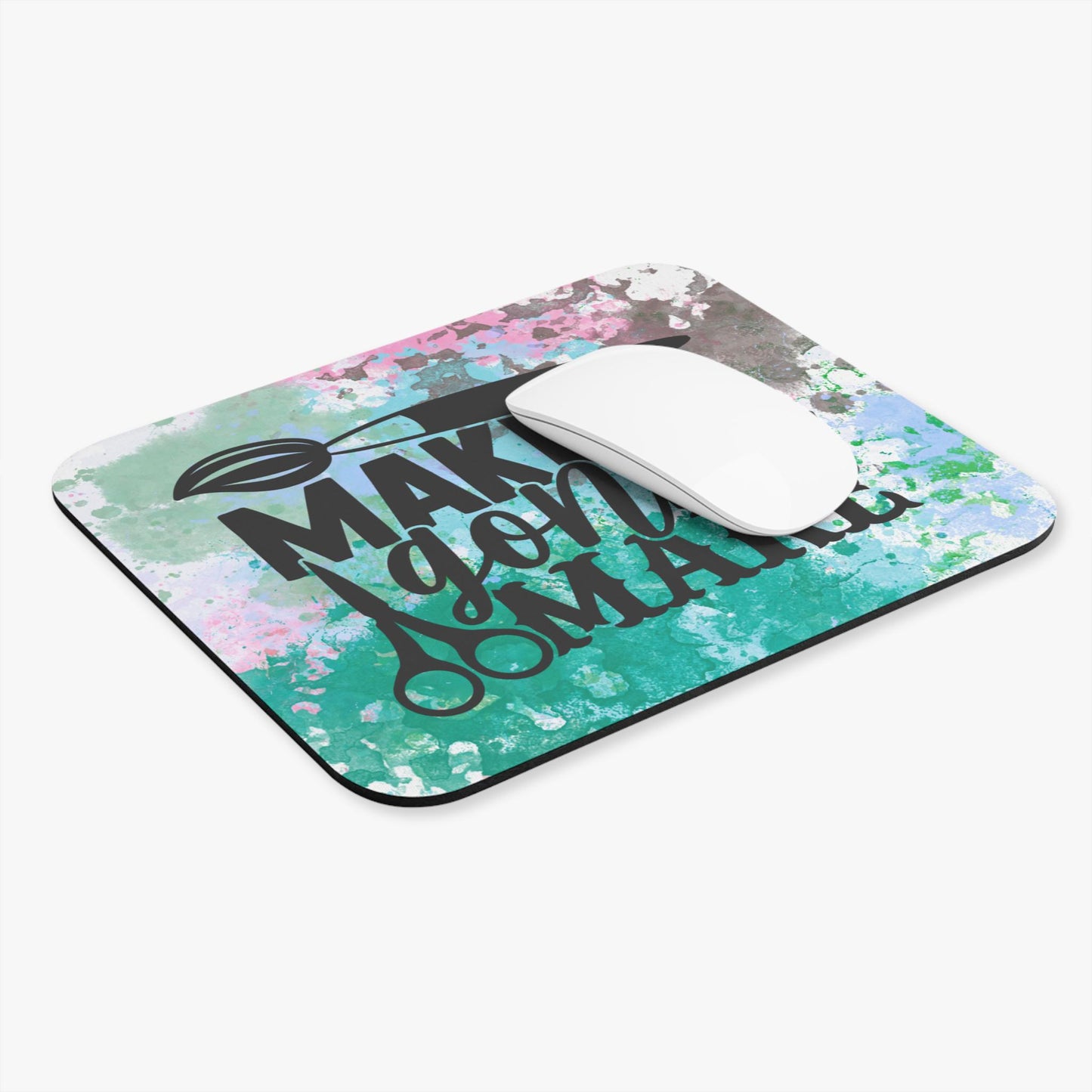 Personalized Crafting Inspires Desk Mousepad- Makers Gonna make
