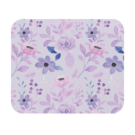Premium Mousepad with Purple Floral design