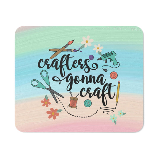 Personalized Crafting Inspires Desk Mousepad- Crafter Gona Craft
