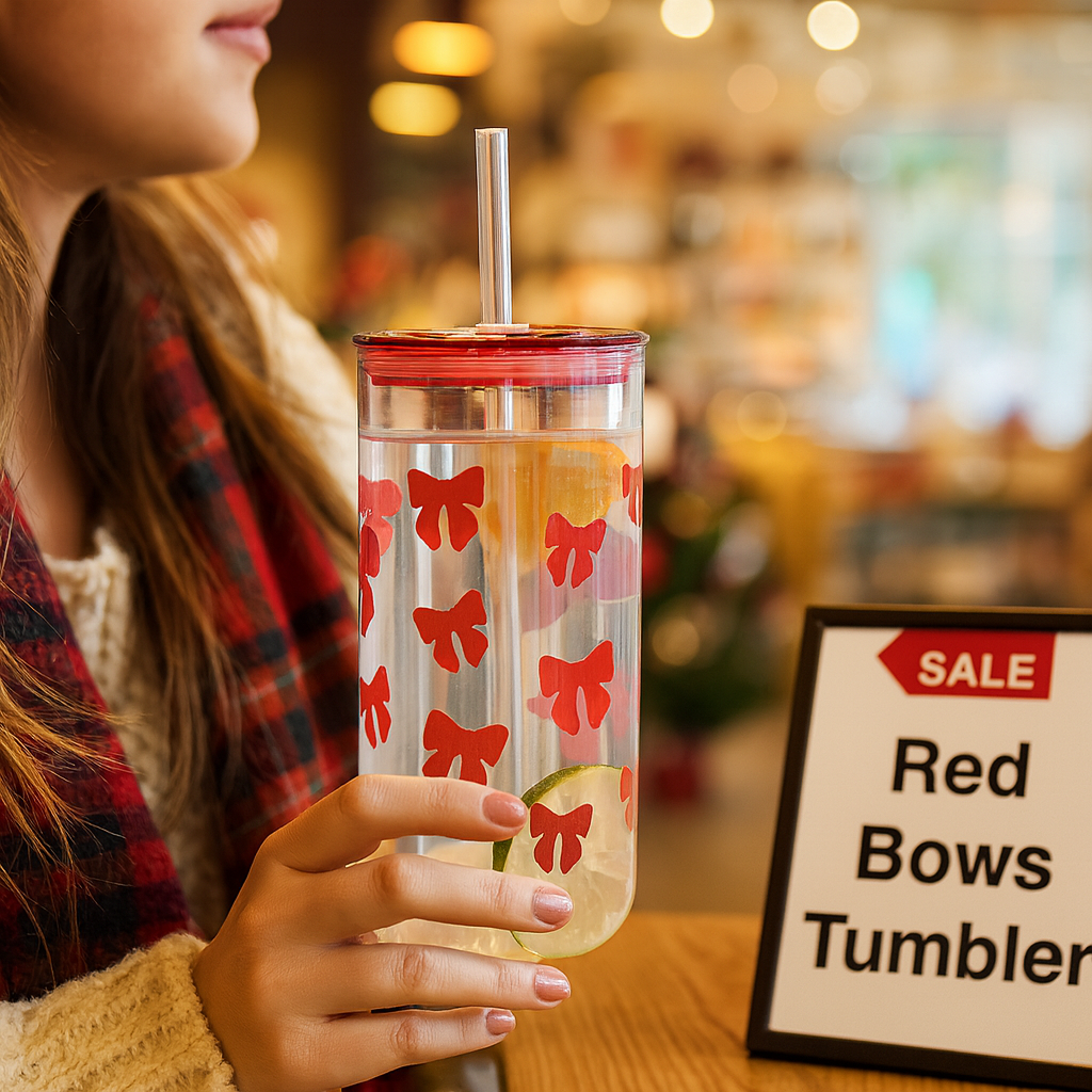 Red Bows Tumbler Gift Kit – Sugar & Spice Edition