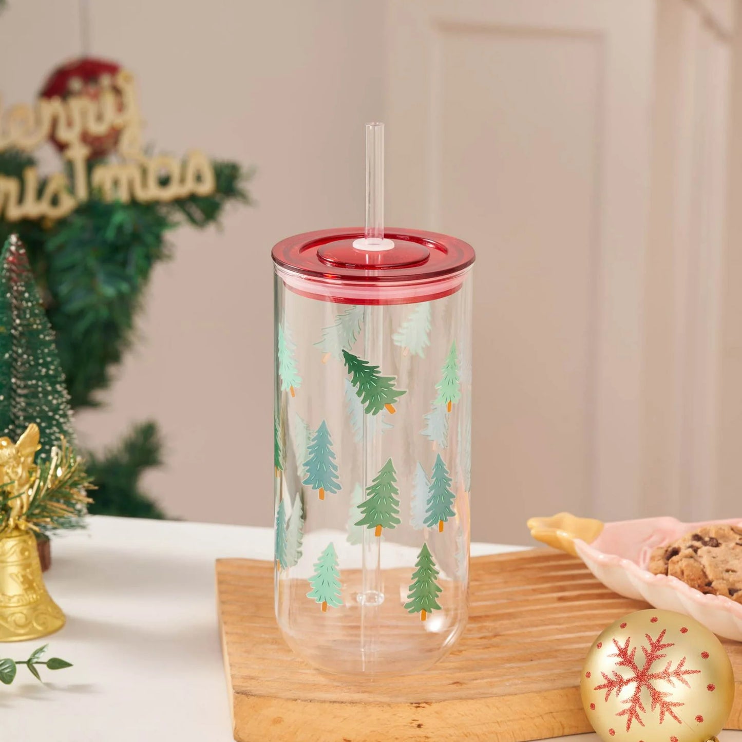 Christmas Trees Tumbler Gift Kit – Holiday Cheer Edition